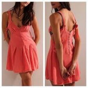 Free People | New with Tags | Adjustable | Button Back | Pink | Size L